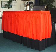 Table Top Bar with Skirt